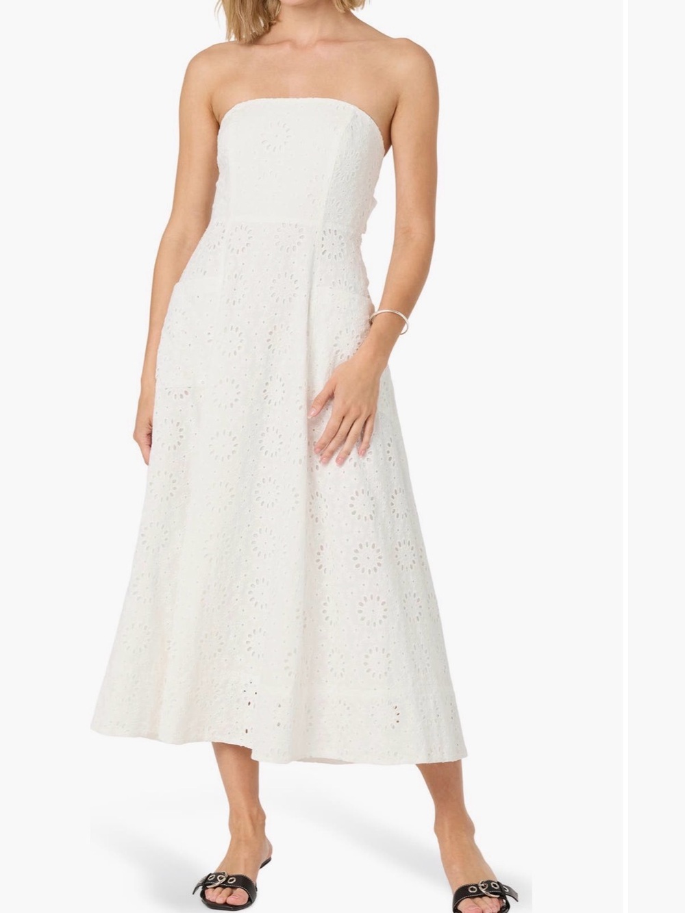ASTR the Label Cotton eyelet dress